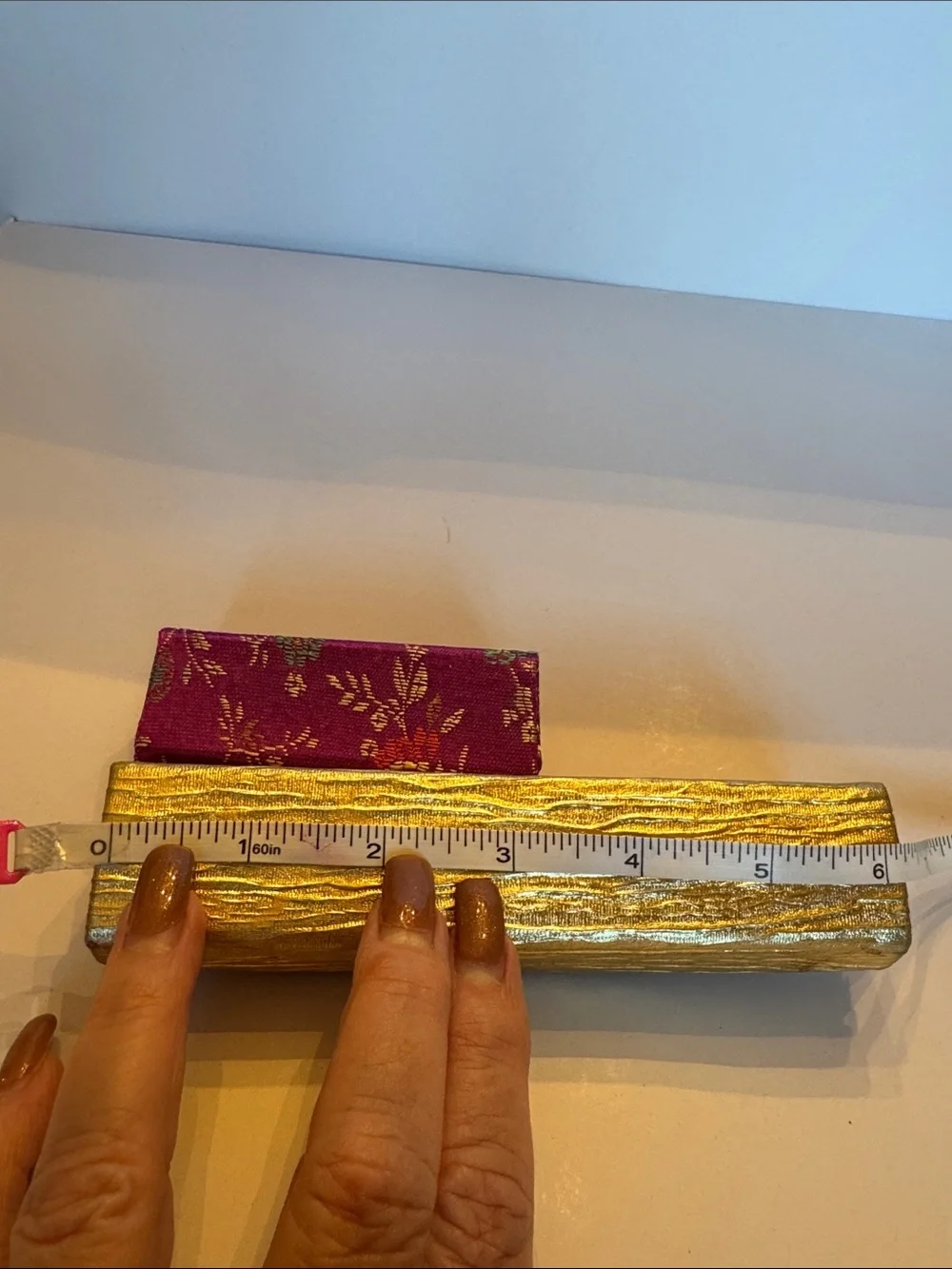 Estee Lauder Gold lipstick holder and Purple Decorative Lipstick holder
